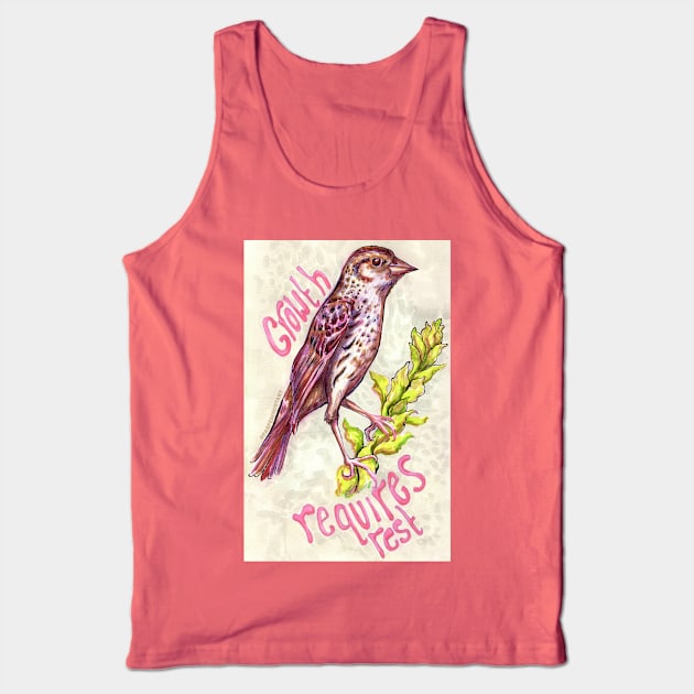 Growth Requires Rest Tank Top by FabulouslyFeminist